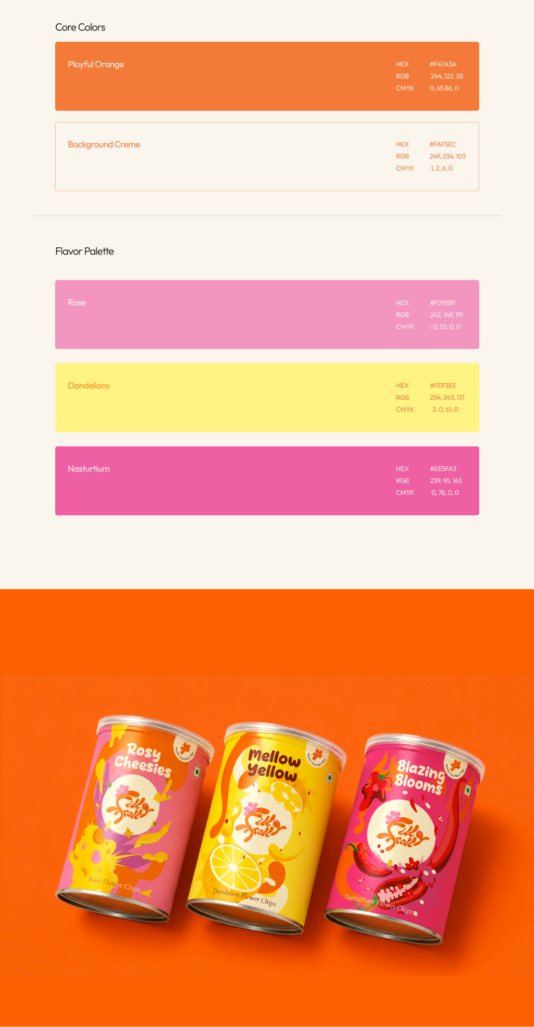 Colors and Packaging